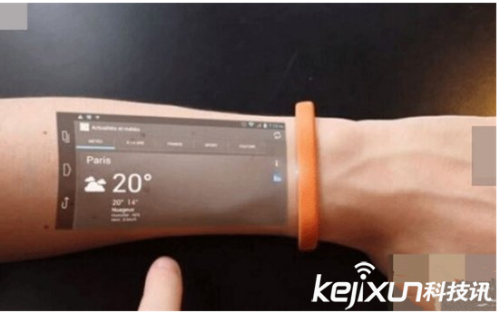 长在手臂上的智能手机 这样的手环你值得拥有